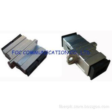 SC Simplex Metal fiber optic adaptor For Fiber Optic Device